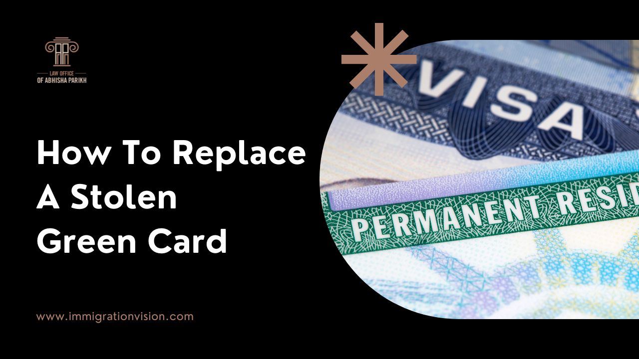 How to replace a stolen green card