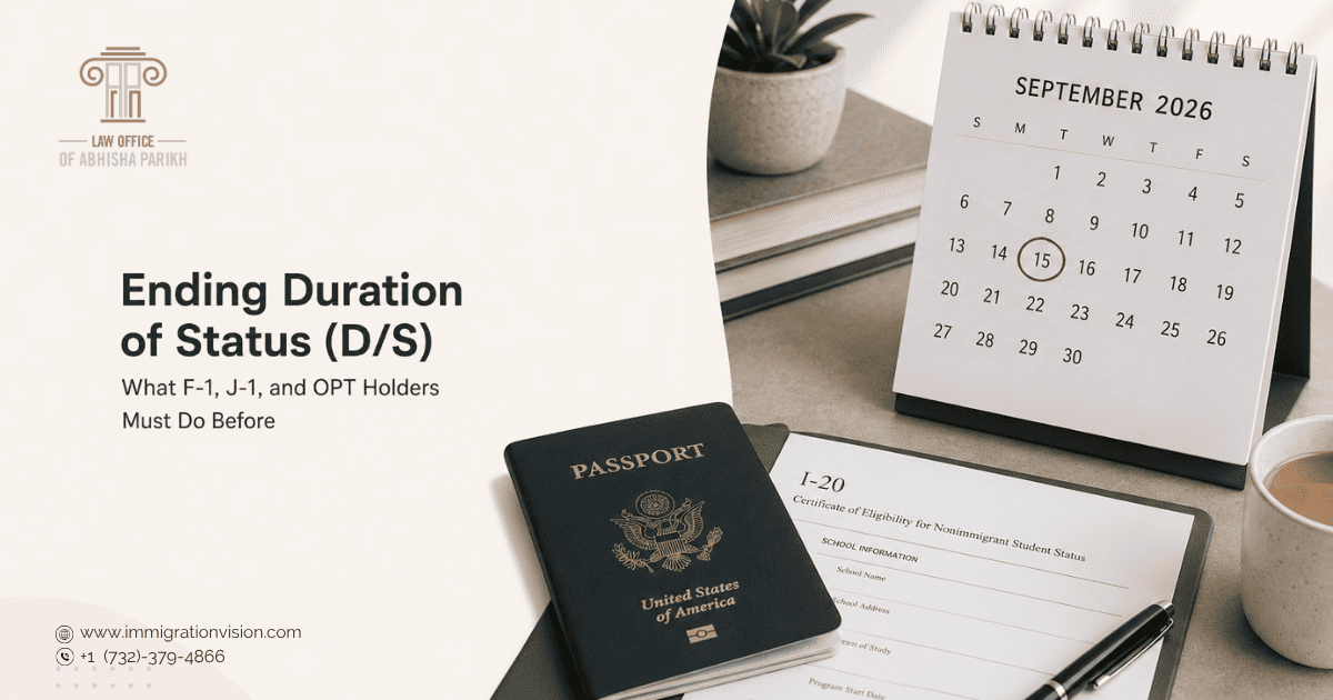 New federal rules replace open-ended Duration of Status (D/S) with fixed I-94 expiration dates on September 15, 2026.